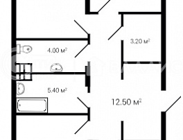 3-комнатная квартира, 97.2 м2