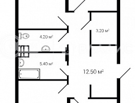 3-комнатная квартира, 97.3 м2