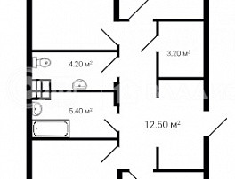 1-комнатная квартира, 97.3 м2